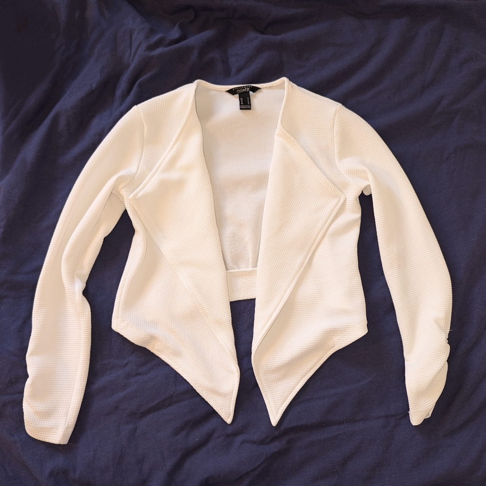 Woman's Crop Asymmetrical Blazer/Jacket